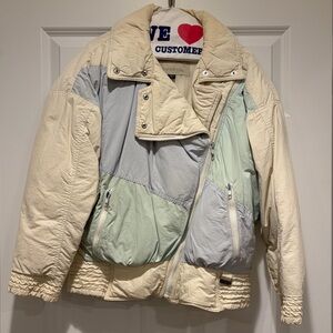 Vintage 80s Ski Coat - White Stag